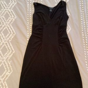 Black fitted dress from Moda International